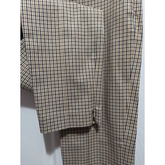 Theory Alettah Ainsley Check cropped pants size 0 - Picture 2 of 6